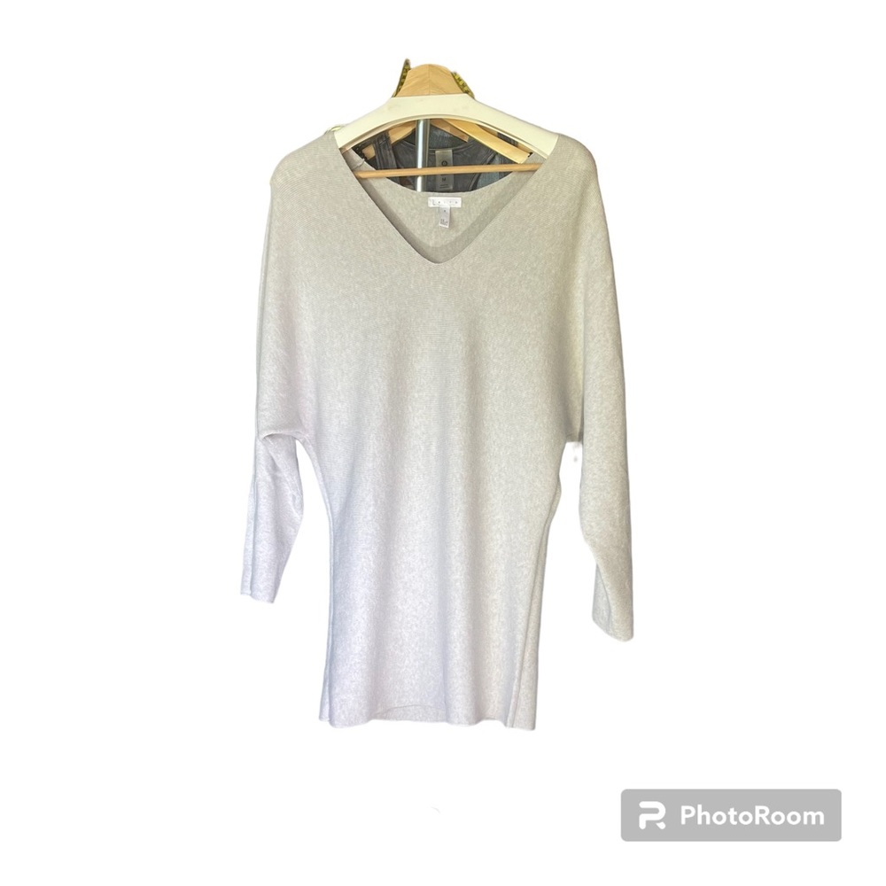 Leith Sweater Dress M Light Grey Long Sleeve, comfortable fabric. Stylish